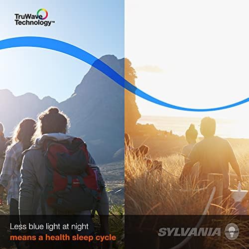 SYLVANIA LED TruWave Natural Series Light Bulb, 60W Equivalent, Efficient 8W A19, Medium Base, Dimmable, 800 Lumens, 2700K, Soft White, Clear - 6 Count (Pack of 1) (40806)