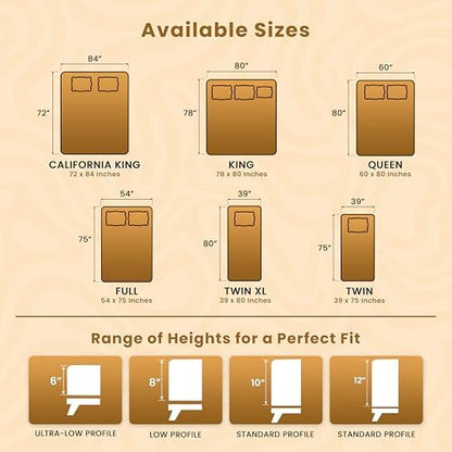 Utopia Bedding Premium Waterproof Bed Bug Mattress Cover, Queen Zippered Mattress Protector, 12 Inches Deep, Dust Mite Proof 6-Sided Mattress Encasement for Bed