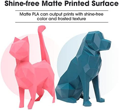 eSUN Matte PLA Filament 1.75mm, Matte 3D Printer PLA Filament, 1KG Spool 3D Printing Filament for 3D Printers, Tangerine