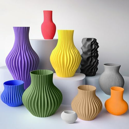 SUNLU 3D Printer Filament Pack, 0.25kg Each Spool, Total 2kg, Mini Spool, PLA+ Filament 1.75mm, 8 Packs, Black+White+Grey+Blue+Green+Red+Orange+PureYellow