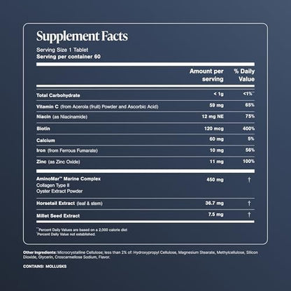 Viviscal Hair Growth Supplements for Women, Thicker Fuller Hair Support for Thinning Hair and Hair Loss, with Biotin and Marine Collagen, Drug-Free, 180 Tablets, 90-Day Supply