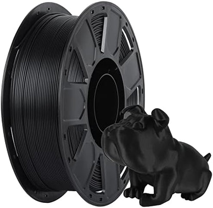 Creality PLA Filament 1.75mm, Ender PLA 3D Printer Filament No-Tangling Without Clogging Smooth Printing No Warping, Fit Most FDM 3D Printers, 1kg Spool, Accuracy +/- 0.02mm, Black