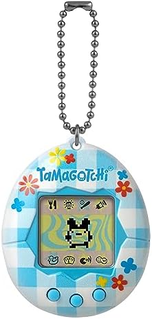 Tamagotchi Original - Flower Gingham (Updated Logo)