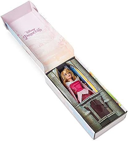 Disney Store Official Disney Princess Classic Doll (Aurora from Sleeping Beauty), 11 Inches, Includes Brush with Molded Details, Fully Posable Toy in Classic Outfit - Disney Princess Toys for Girls