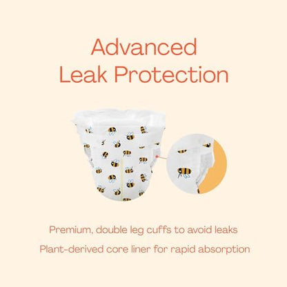 Hello Bello Premium Diapers Size 1, Balloon Buddies & Crosshatch Cuties Designs, 82ct Club Box