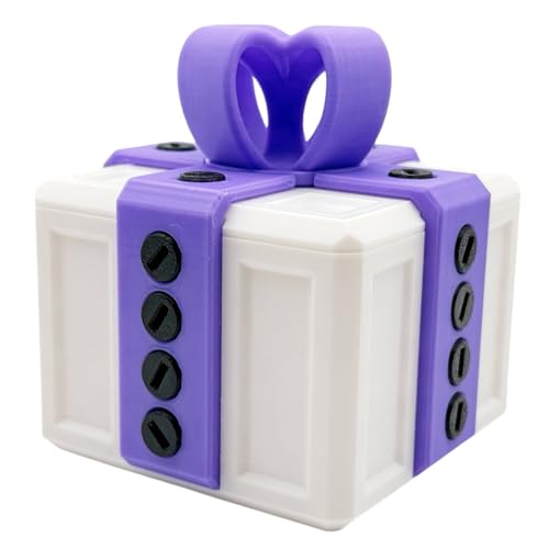 The Annoying Gift Box - The Full Size Viral Gift That Adds a Twist to Your Celebrations! (White/Purple)