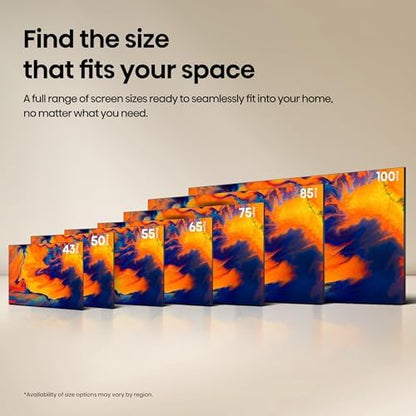 Hisense 65" Class QD6 Series (65QD6QF, 2025 Model) QLED 4K UHD Smart Fire TV, Voice Remote with Alexa, Dolby Vision, Dolby Atmos, Motion Rate 120, HDR 10+, Game Mode Plus, MEMC, VRR, ALLM