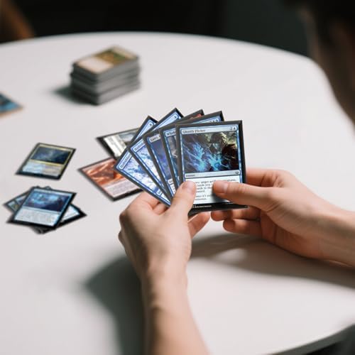 1000 Counts Black Card Sleeves, Matte Card Sleeve Deck Card Protectors, Trading Card Sleeves Fit for MTG, TCG and Sports Cards