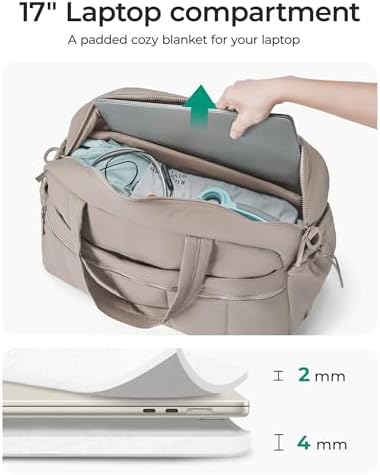 BAGSMART Gym Bag for Women, Duffle Bag for Travel with Wet Pocket, Lightweight Carry on Weekender Duffel, Water Resistant