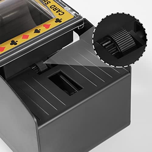 Automatic Card Shuffler 2/1/4/6 Deck,Battery-Operated Electric UNO Poker Shuffler,Playing Card Shuffler for Home Card Game,Travel