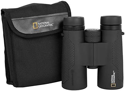 National Geographic 8x42 Binoculars for Adults – Lightweight 8X Magnification Roof Prism Binoculars for Birdwatching Hunting Sports Travel Hiking