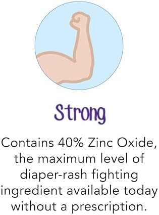 Desitin Maximum Strength Baby Diaper Rash Cream, 40% Zinc Oxide for Treatment, Relief & Prevention, Hypoallergenic, Phthalate- & Paraben-Free Paste, Protects Skin for 12 Hours, 4.8 oz (Pack of 2)