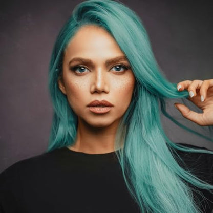 Arctic Fox Semi-Permanent Hair Dye, Vegan & Cruelty-Free, Pastel Blue, Ammonia-Free, Peroxide-Free, Conditioning Color, For Bleached Hair, Cotton Candy Dreams, 8 Fl Oz (Pack of 2)