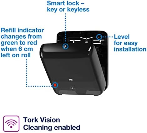 Tork Matic Soft Hand Towel Roll (6 Rolls) and Tork Matic Paper Towel Dispenser