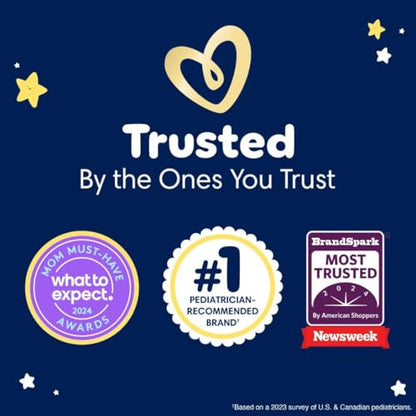 Pampers Overnight Diapers - Swaddlers Overnights - Size 3, 66 Count, Disposable Baby Diaper, Night Time Leak and Skin Protection