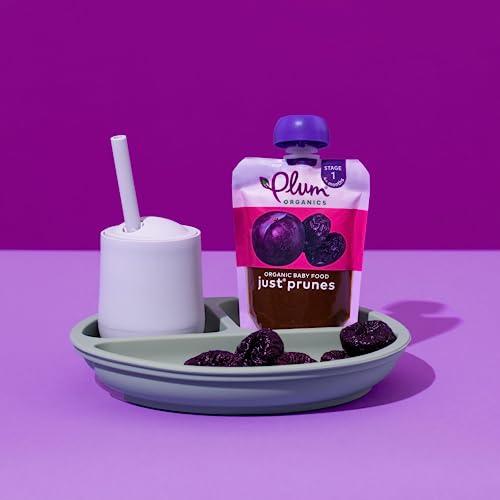 Plum Organics Stage 1 Organic Baby Food, Prune Puree, 3.5 Ounce Pouch (Pack of 12)