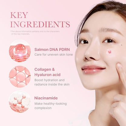 medicube Salmon DNA PDRN Pink Collagen Capsule Cream, Face Moisturizer | Lightweight Moisturizing Cream | PDRN, Niacinamide for Uneven Skin Tone, Glow hydration | Korean Skin Care 1.94 oz