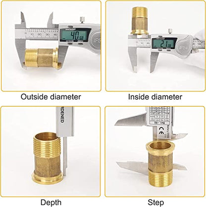 Digital Caliper, 6 inch Caliper Extreme Accuracy Measuring Tool with Stainless Steel, IP54 Waterproof Protection Design, Inch Metric Fraction Switch for Daily and Professional Use