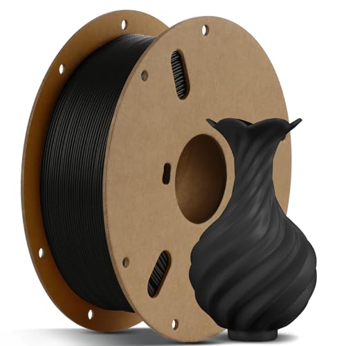 ANYCUBIC Matte PLA Filament 1.75mm, 3D Printing PLA Filament 1.75mm Dimensional Accuracy +/- 0.02mm, 1KG Spool (2.2 lbs), Matte Black