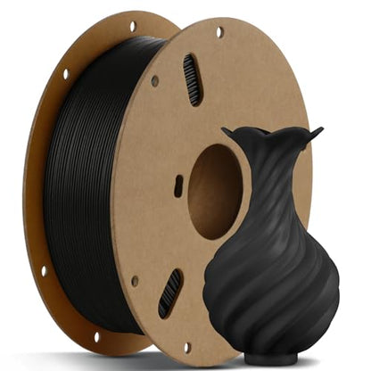 ANYCUBIC Matte PLA Filament 1.75mm, 3D Printing PLA Filament 1.75mm Dimensional Accuracy +/- 0.02mm, 1KG Spool (2.2 lbs), Matte Black