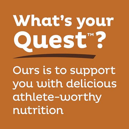Quest Nutrition Chocolate Peanut Butter Bars, 20g Protein, 1g Sugar, 5g Net Carb, Gluten Free, Keto Friendly, 12 Count