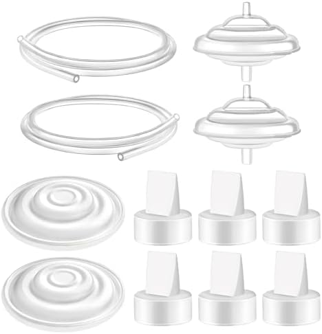 Maymom Pump Parts Compatible with Spectra S1 S2 9 Plus Breastpump Replace Backflow Protector Membrane Duckbill Valve Tube Not Original Spectra Replacement Pump Parts
