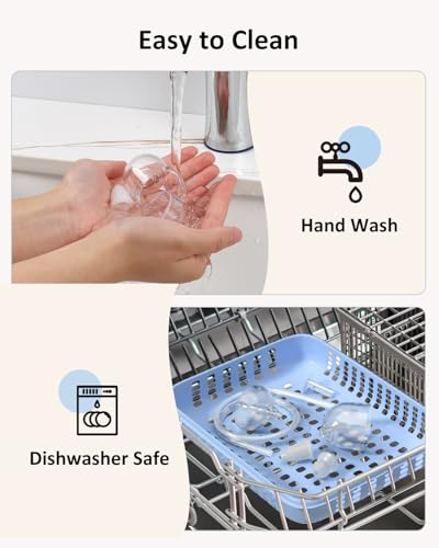 HEYVALUE Nasal Aspirator for Baby, Hospital Grade Nose Sucker with 9 Levels Suction, Night Light and Nursery Rhyme Soothing, Electric Nose Suction for Baby with Food-Grade Silicone Tips Purple