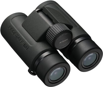 Nikon PROSTAFF P3 10x30 Binocular | Waterproof, fogproof, Rubber-Armored Compact Binocular, Wide Field of View & Long Eye Relief | Official Nikon USA Model