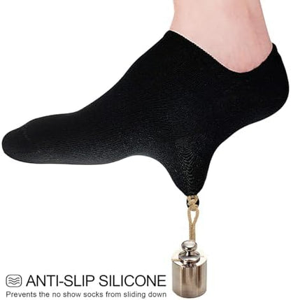 wernies No Show Socks Women Low Socks Non Slip Flat Boat Line 4/8 Pairs
