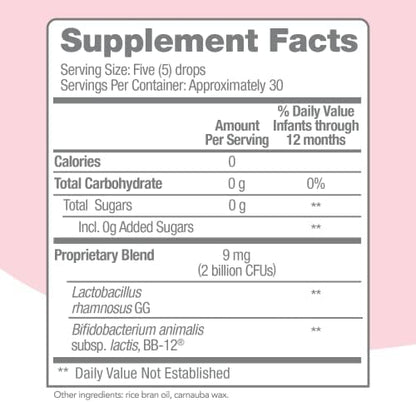 Culturelle Baby Digestive Calm & Comfort Probiotic (Age 0-12 Mos) 8.5Ml, Helps Periodic Colic, Gas, Fussiness, Crying & Digestive Upset In Infants & Newborns, Vegan Non-Gmo Gluten-Free, 1 Mos. Supply