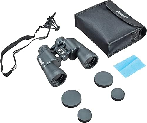 Bushnell - Pacifica - 10-30x50 - Black - Porro Prism - Zoom Binocular - Bird Watching - Sightseeing - Travelling - Wildlife - Outdoor - Binocular - 211035