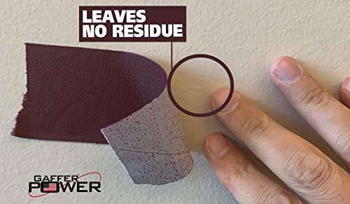 Gaffer Power Gaffers Tape 2 Inch | Deep Rich Burgundy | USA Made Quality | Leaves No Residue