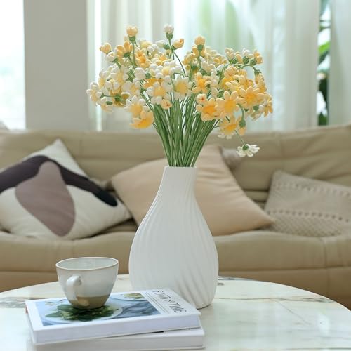 Crochet Flower Bouquet Golden Peonies Tulip - Retirement, Birthday, Graduation & Father's Day Gift - Eco-Friendly Hypoallergenic Florals Handmade by Artisan Moms