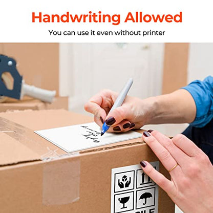 MUNBYN 4x6 Inch Direct Thermal Labels, 1000 Sheets/2 Rolls(500 Pcs per Roll), Shipping Paper for Thermal Printers, Permanent Adhesive Mailing Postage Labels for Shipping Packages