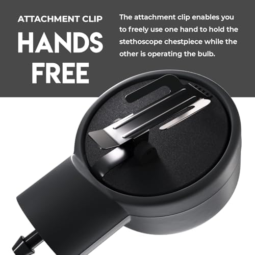 MDF Instruments, Extra Large Gauge Calibra Pro Aneroid Sphygmomanometer with Shock Guard & Adult Sized Cuff Included, Lifetime Calibration, Black Dial, Black Cuff, MDF808B11