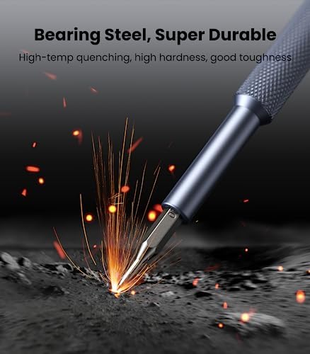 AXTH 50-in-1 Small Precision Screwdriver Set, Professional Magnetic Mini Repair Tool Kit for Phone, Computer, Watch, Laptop, Macbook, Ring Doorbell, Eyeglass, Electronic, [Bearing Steel] Screw Driver