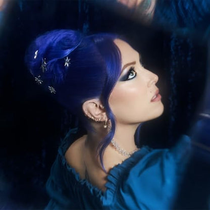 Arctic Fox Semi-Permanent Hair Color Dye, Vegan & Cruelty-Free, Conditioning, Ammonia-Free, Peroxide-Free, Midnight Blue, Sorceress, 5.6 fl oz