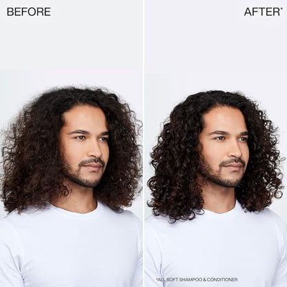 Redken All Soft Shampoo - Moisturizes & Hydrates Dry Hair, Softens & Adds Shine, With Argan Oil, Safe For Color-Treated Hair