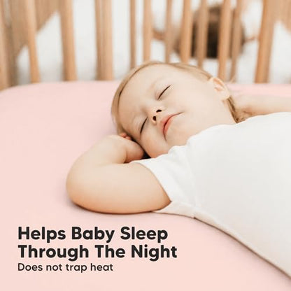 KeaBabies 2-Pack Baby Crib Sheets for Boys, Girls - 52x28 Viscose Derived from Bamboo Toddler Bed Sheets Neutral, Fitted Crib Mattress Cover for Standard Baby Bedding, Soft & Cozy (Cameo)