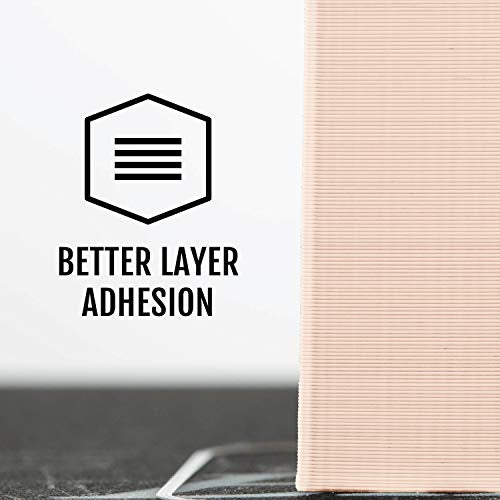 HATCHBOX 1.75mm Beige PLA 3D Printer Filament, 1 KG Spool, Dimensional Accuracy +/- 0.03 mm, 3D Printing Filament