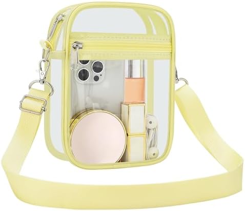 USPECLARE Clear Purse Stadium Approved CrossBody Bag for Men and Women
