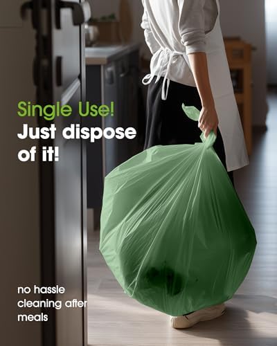 Pureegg Plastic Table Cloth Disposable 8 Pack, 54 x 108 Inch Table Cloths, Easter Party, Decorative Tablecloths, Rectangle, Light, Pastel Plastic Cover, Leakproof & Sturdy, Sage Green