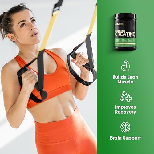 Optimum Nutrition Micronized Creatine Monohydrate Powder, Unflavored, 240 Servings, 1200 Grams (Packaging May Vary)
