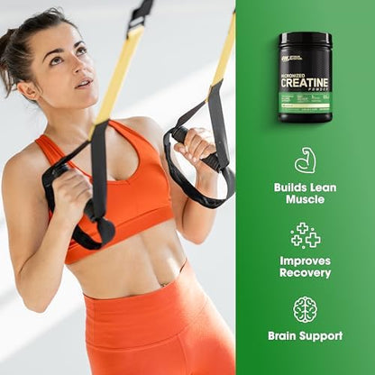 Optimum Nutrition Micronized Creatine Monohydrate Powder, Unflavored, 240 Servings, 1200 Grams (Packaging May Vary)