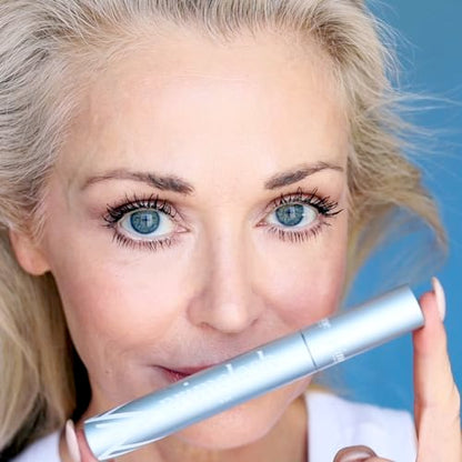 PrimeLash Mascara for Older Women – Volumizing, Incredible Length in 2 Coats – Long-Stay, Zero Clumps, Hypoallergenic (Brown)