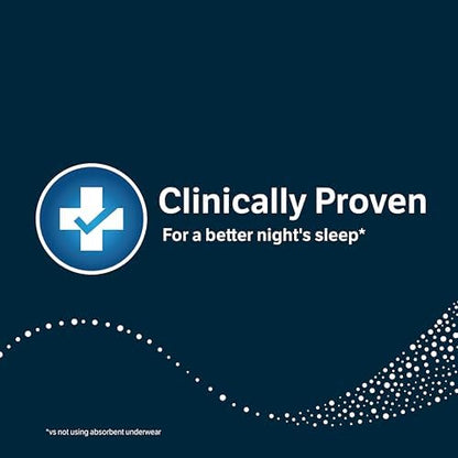 Goodnites Boys' Nighttime Bedwetting Underwear, Size Extra Small (28-43 lbs), 44 Ct (2 Packs of 22), Packaging May Vary