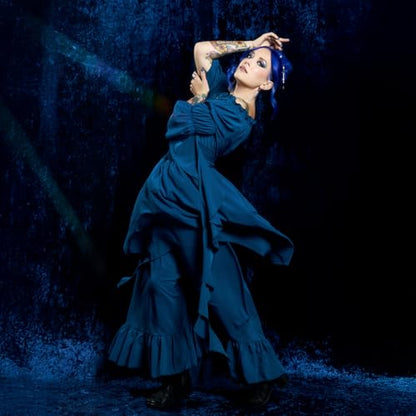 Arctic Fox Semi-Permanent Hair Color Dye, Vegan & Cruelty-Free, Conditioning, Ammonia-Free, Peroxide-Free, Midnight Blue, Sorceress, 5.6 fl oz