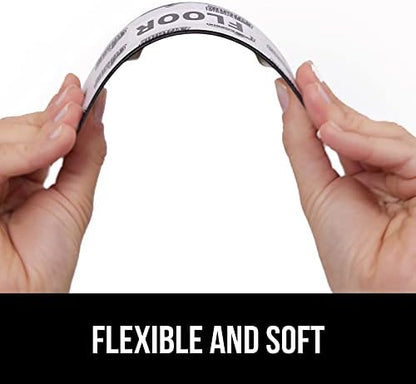 GORILLA GRIP 12 Pack Rug Gripper Pads, Keep Area Rugs Corners from Curling and Bunching, Reusable Dual-Sided Flexible Sticky Pad, Grips Floor Underlayment, Hold Carpet in Place on Hardwood Floors