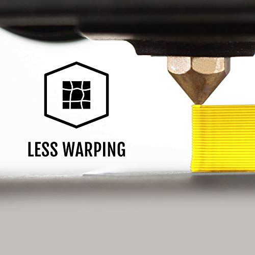 HATCHBOX 1.75mm Yellow PLA 3D Printer Filament, 1 KG Spool, Dimensional Accuracy +/- 0.03 mm, 3D Printing Filament