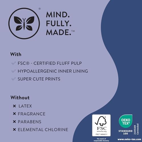 The Honest Company Clean Conscious Overnight Diapers for Sensitive Skin | Hypoallergenic, Fragrance Free | Cozy Cloud + Star Signs | Club Box, Size 6 (35+ lbs), 34 Count